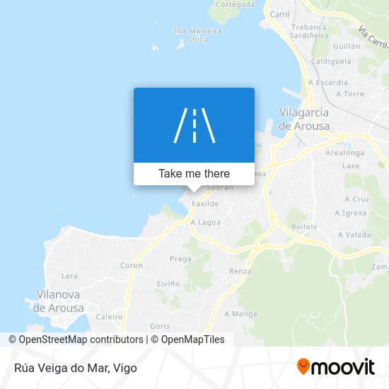 Rúa Veiga do Mar map