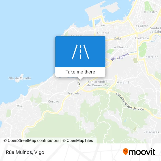 Rúa Muíños map