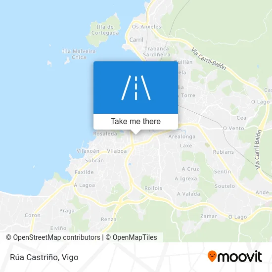 Rúa Castriño map
