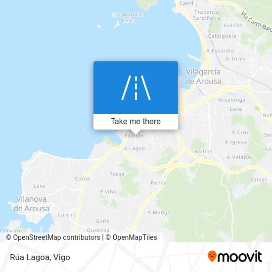 Rúa Lagoa map