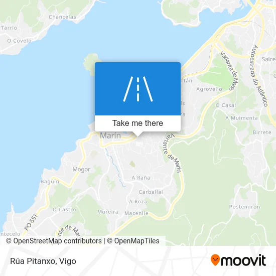 Rúa Pitanxo map