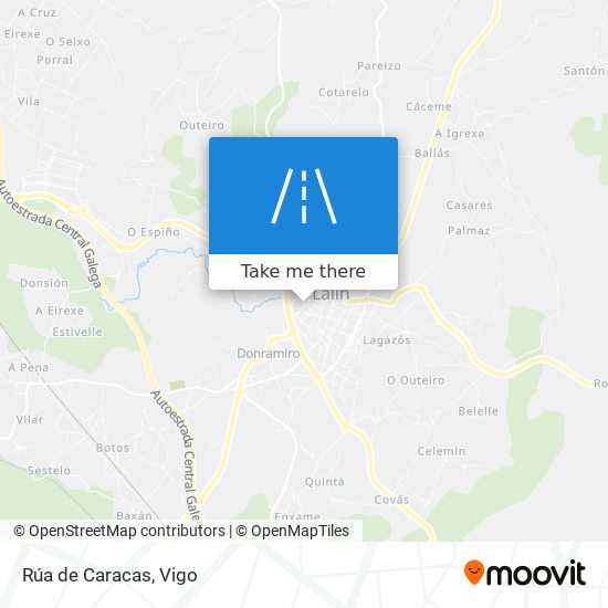 Rúa de Caracas map