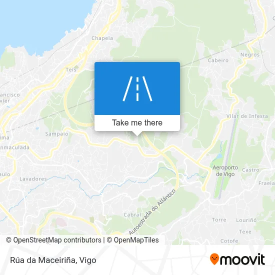 Rúa da Maceiriña map