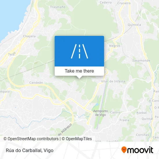 Rúa do Carballal map