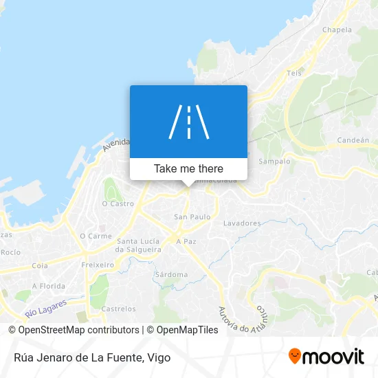 Rúa Jenaro de La Fuente map