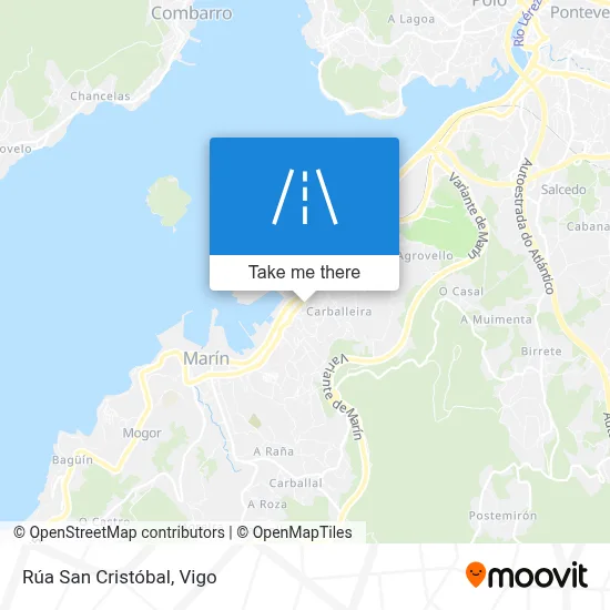 Rúa San Cristóbal map