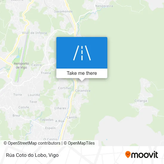 Rúa Coto do Lobo map