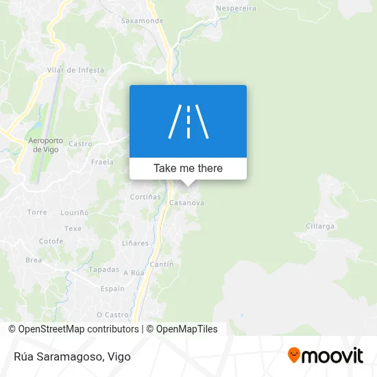 Rúa Saramagoso map
