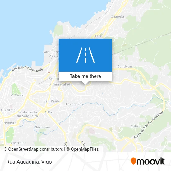 Rúa Aguadiña map