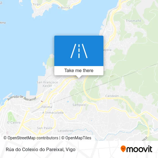 Rúa do Colexio do Pareixal map