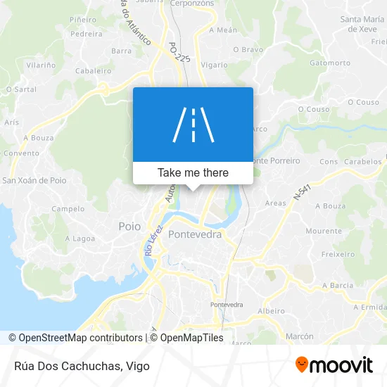 Rúa Dos Cachuchas map