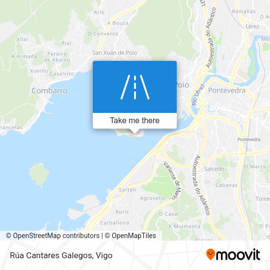 Rúa Cantares Galegos map