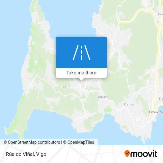 Rúa do Viñal map