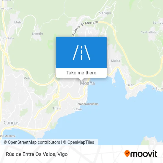 Rúa de Entre Os Valos map