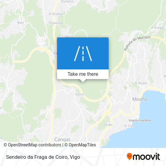 Sendeiro da Fraga de Coiro map