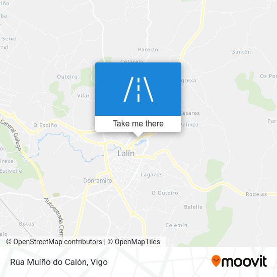 Rúa Muíño do Calón map
