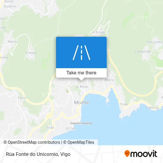 Rúa Fonte do Unicornio map