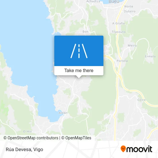 Rúa Devesa map