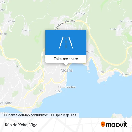 Rúa da Xeira map