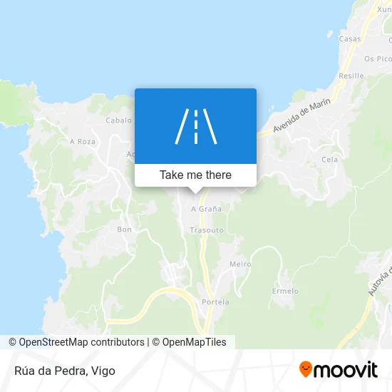 Rúa da Pedra map