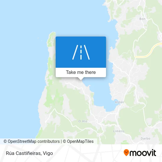 Rúa Castiñeiras map