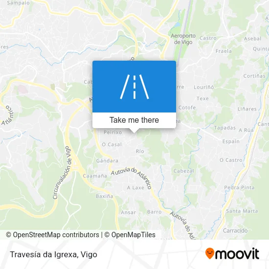Travesía da Igrexa map