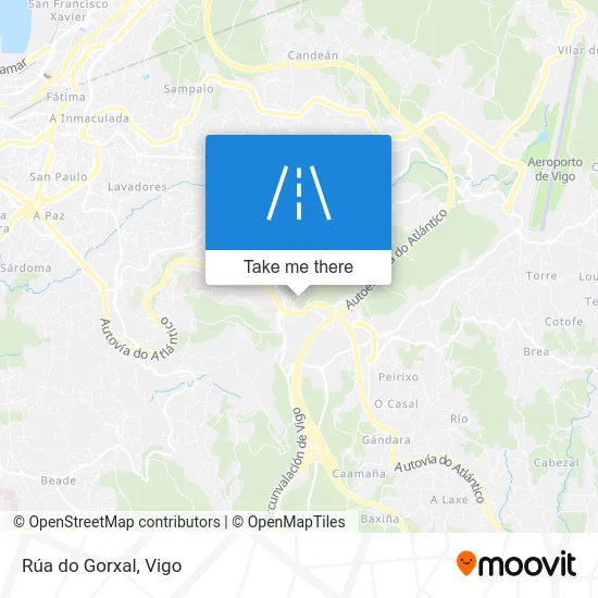 Rúa do Gorxal map