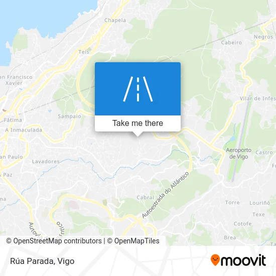 Rúa Parada map