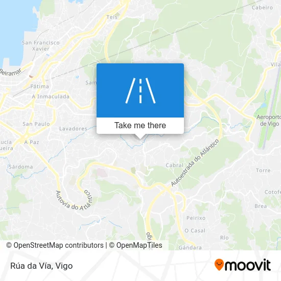 Rúa da Vía map