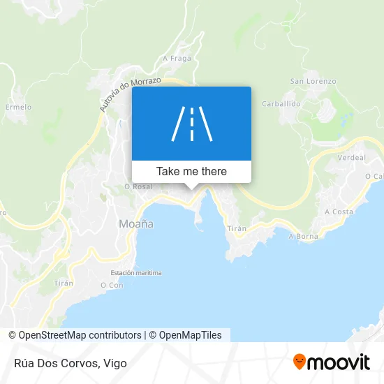 Rúa Dos Corvos map