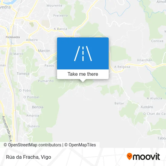 Rúa da Fracha map