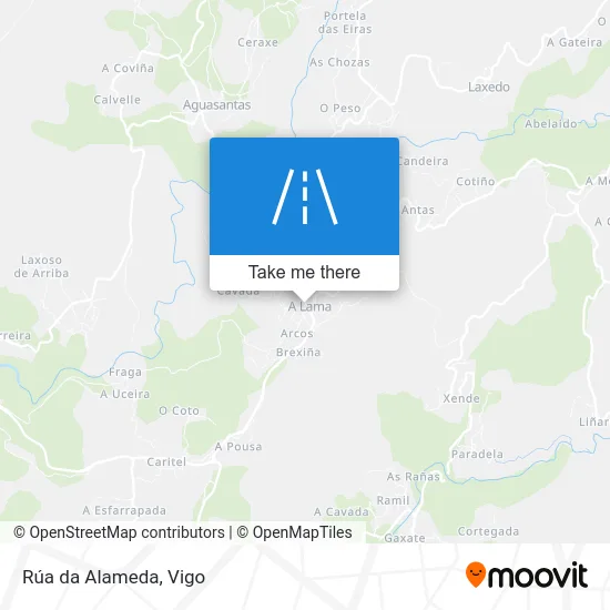 Rúa da Alameda map