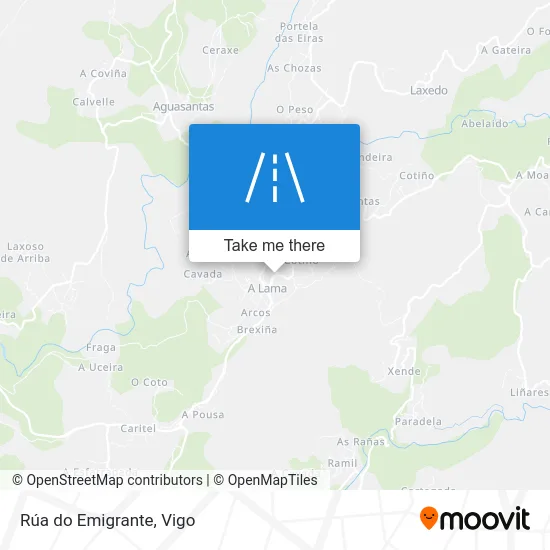 Rúa do Emigrante map