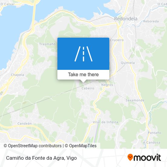 Camiño da Fonte da Agra map