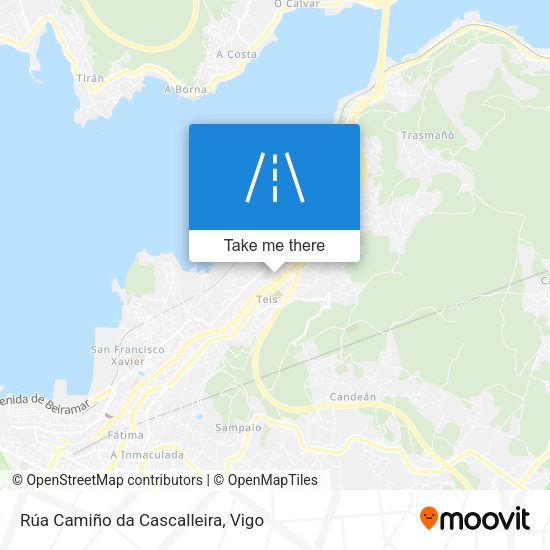 Rúa Camiño da Cascalleira map