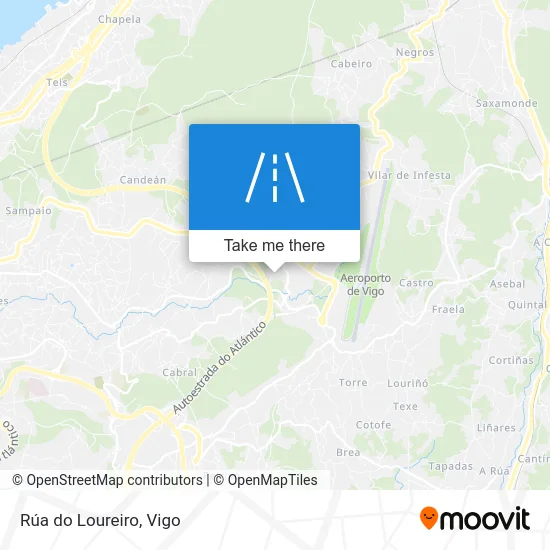 Rúa do Loureiro map