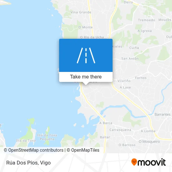 Rúa Dos Píos map