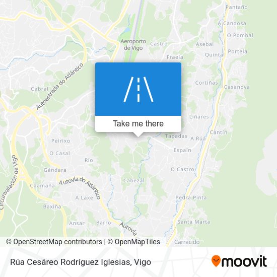 Rúa Cesáreo Rodríguez Iglesias map