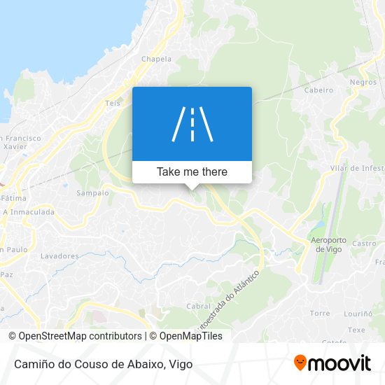 Camiño do Couso de Abaixo map