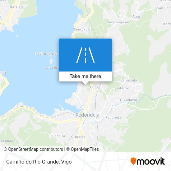 Camiño do Río Grande map