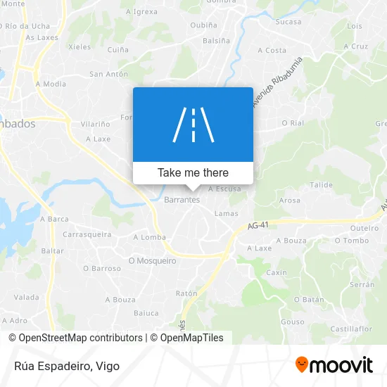 Rúa Espadeiro map