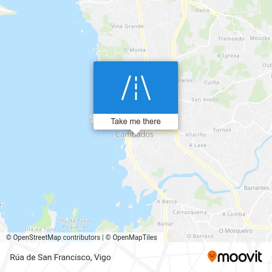 Rúa de San Francisco map