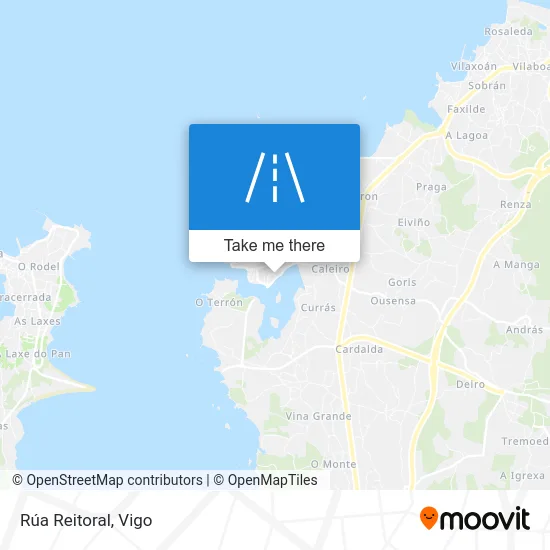 Rúa Reitoral map