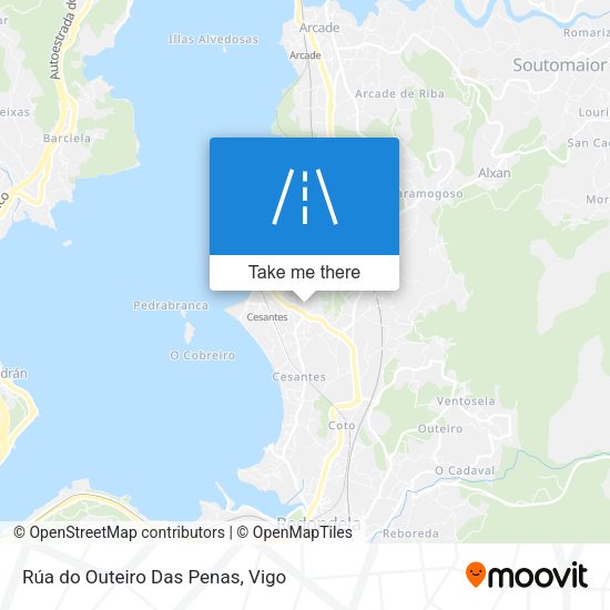 Rúa do Outeiro Das Penas map