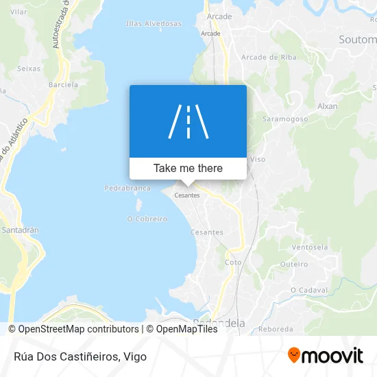 Rúa Dos Castiñeiros map