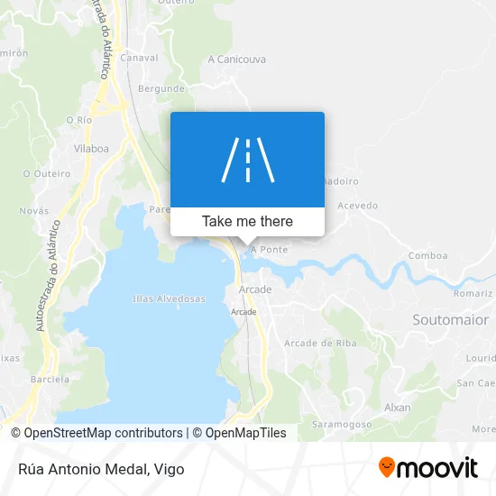 Rúa Antonio Medal map