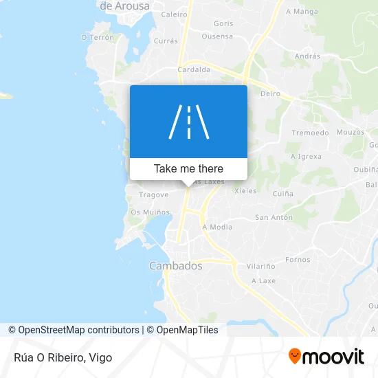 Rúa O Ribeiro map