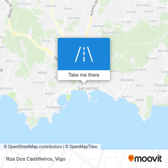 Rúa Dos Castiñeiros map