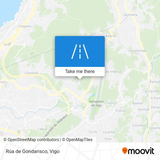 Rúa de Gondarisco map