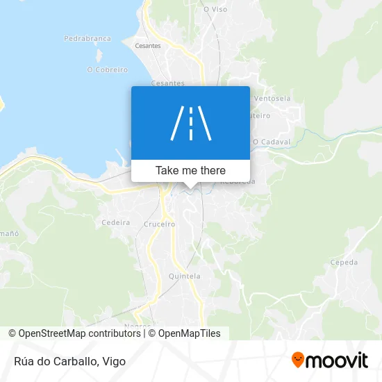 Rúa do Carballo map